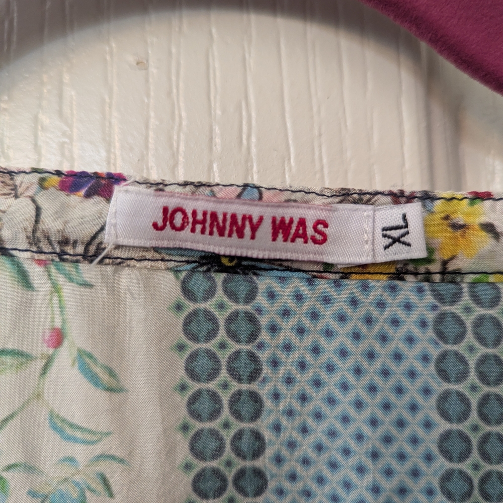 Johnny Was Multicolor Patterned Top - image 3